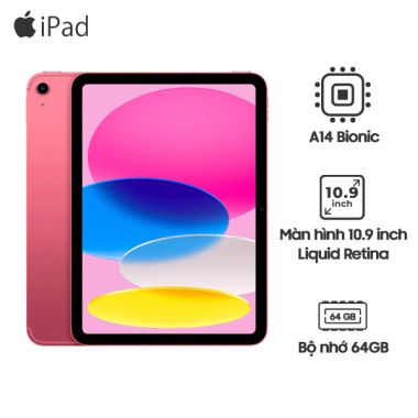 iPad Gen 10 2022 WiFi + Cellular 64GB Chính Hãng Mới