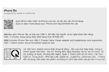 iPhone 16e 128GB | Chính hãng