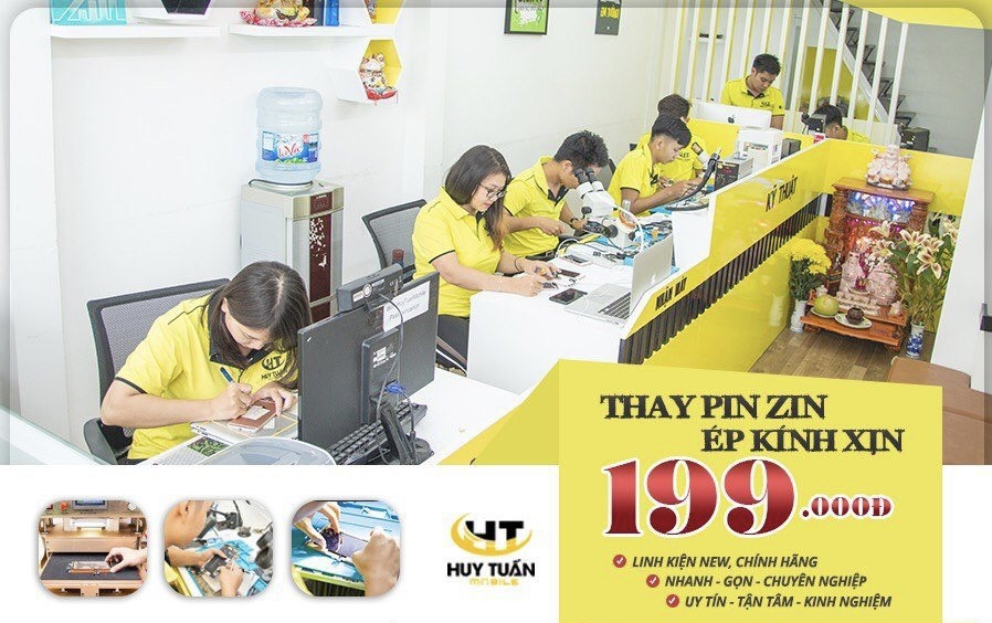 Thay Pin iPhone Ép Kính iPhone Chỉ 199k Huy Tuấn Mobile